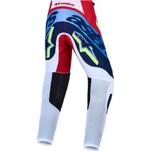 Alpinestars 2027 YOUTH Supertech Dyna Fire Red / White / Navy Blue Pants