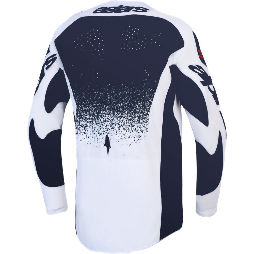 Alpinestars 2027 Techstar Swan Lilac / Grey / Flo Red Jersey