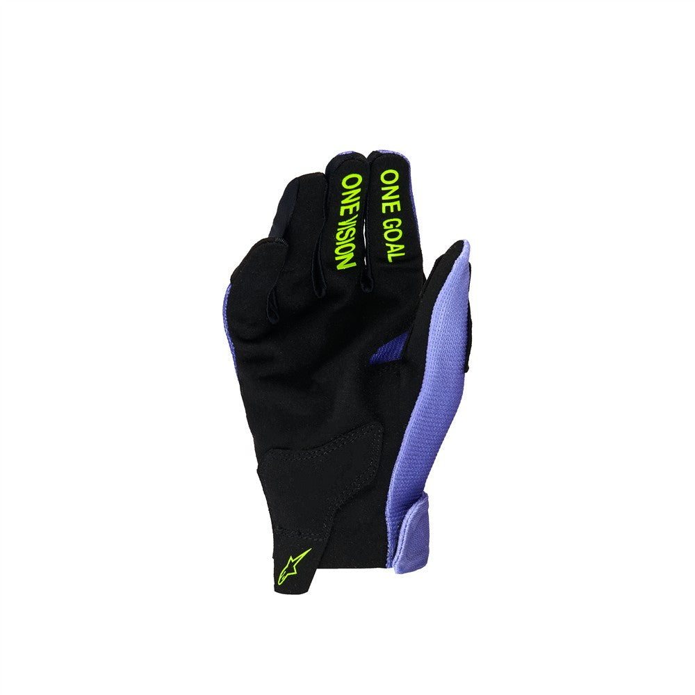 Alpinestars 2027 Radar Purple/Yellow Fluoro Kids Gloves YOUTH
