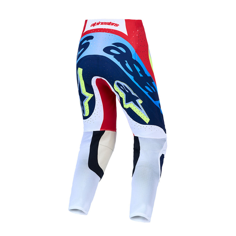 Alpinestars 2027 Supertech Dyna Fire Red / White / Navy Blue Pants