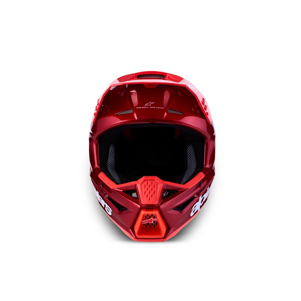 Alpinestars 2027 S-M3 Radium Hot Red / White Glossy Helmet