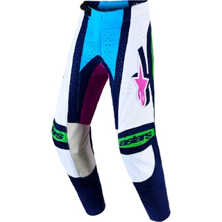Alpinestars 2027 Techstar Maven Blithe Blue / White / Flo Green Pants
