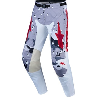Alpinestars 2027 Racer Air Lone Grey Camo / White / Fire Red Pants