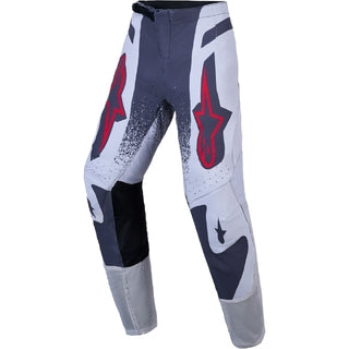Alpinestars 2027 YOUTH Supertech Swan Lilac / Grey / Flo Red Pants