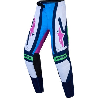Alpinestars 2027 YOUTH Supertech Maven Blithe Blue / White / Flo Green Pants