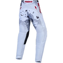 Alpinestars 2027 YOUTH Fluid Lone Grey Camo / White / Fire Red Pants