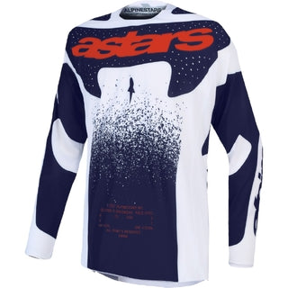 Alpinestars 2027 Techstar Swan Lilac / Grey / Flo Red Jersey