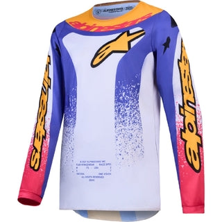 Alpinestars 2027 YOUTH Fluid Drag Lilac / Blue / Iris Gold Jersey