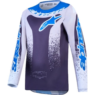 Alpinestars 2027 YOUTH Fluid Drag Greystone / Lilac / UCLA Blue Jersey