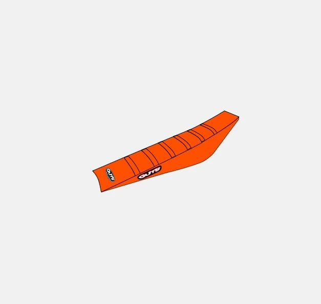 KTM Ribbed Gripper Seat Cover - ORANGE
