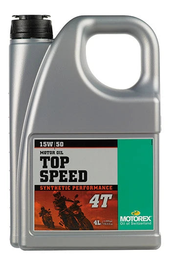 MOTOREX TOP SPEED 4T 15W50 4LT