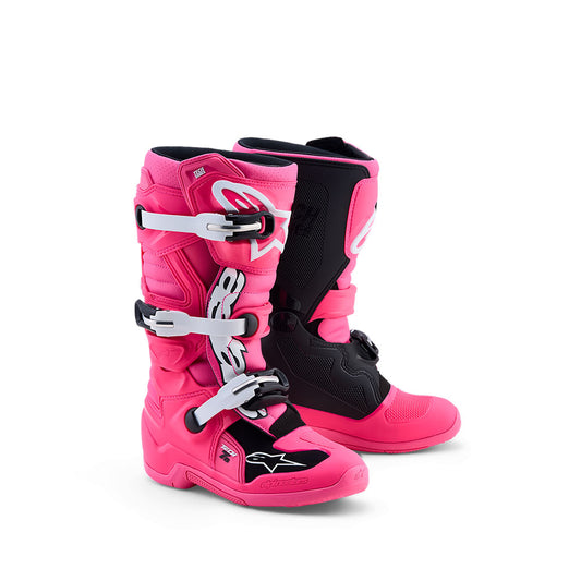 Alpinestars 2027 Tech 7S Flo Pink / Black / White Kids Boots