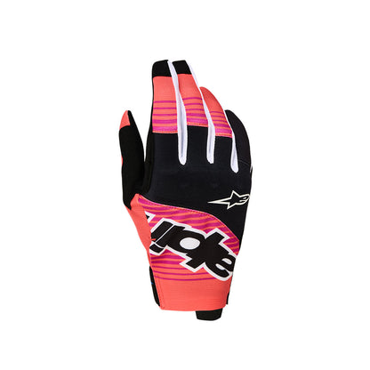 Alpinestars 2027 Techstar Hot Coral / Fuchsia Gloves