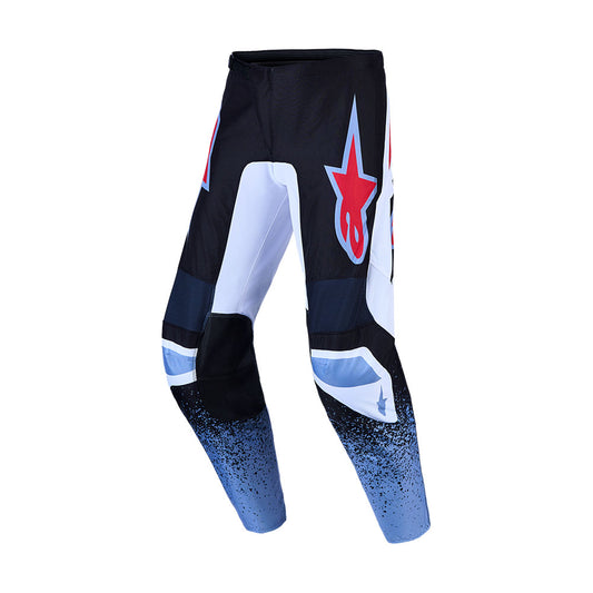 Alpinestars 2027 Fluid Drag Black / White / Blue / Flo Red Pants