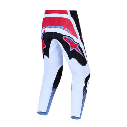 Alpinestars 2027 Fluid Drag Black / White / Blue / Flo Red Pants
