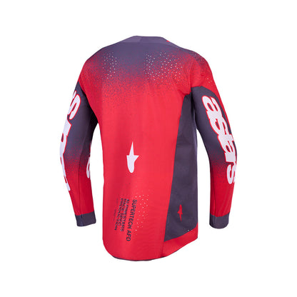 Alpinestars 2027 Supertech Hiten AFD Greystone / Red / Lilac Jersey