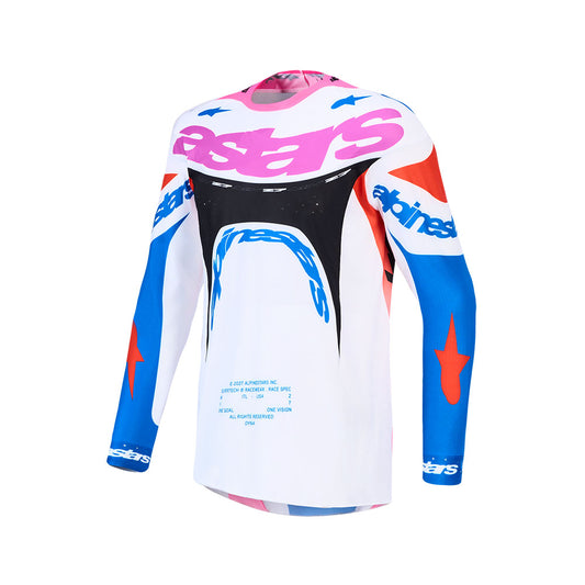 Alpinestars 2027 Supertech Dyna White / Blithe Blue / Purple Jersey