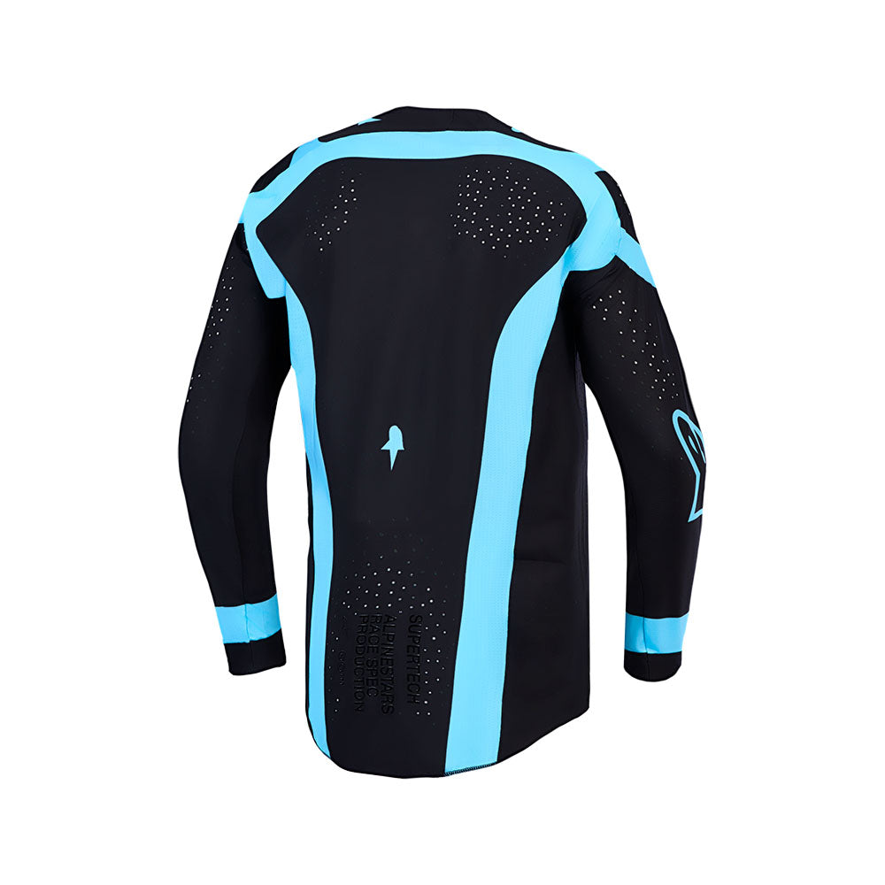 Alpinestars 2027 Supertech Vesta Black / Turquoise Jersey