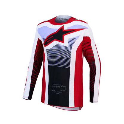 Alpinestars 2027 Techstar Maven Fire Red / White / Lavender Jersey
