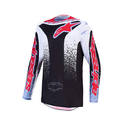 Alpinestars 2027 Fluid Drag Black / White / Blue / Flo Red Jersey