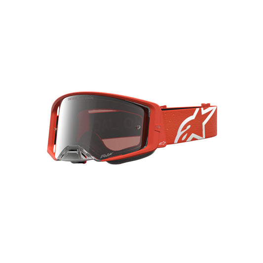 Alpinestars Supertech Vesta Goggle Orange/Silver - Mirror Silver Lens