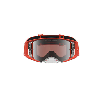 Alpinestars Supertech Vesta Goggle Orange/Silver - Mirror Silver Lens