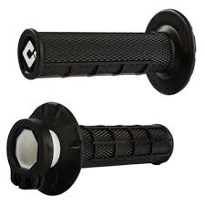 ODI MX LOCK ON GRIP BLACK 1/2 WAFFLE 2 & 4 STROKE