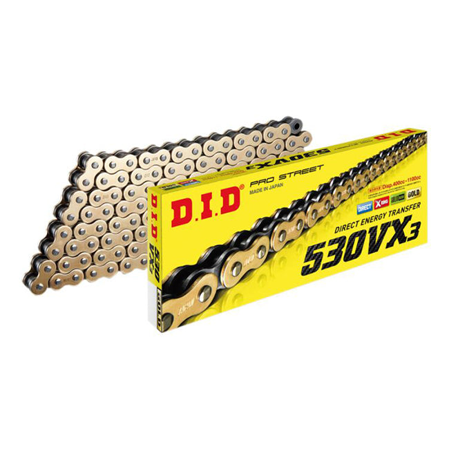 DID 520VX3 Pro - X-Ring Chain - Gold